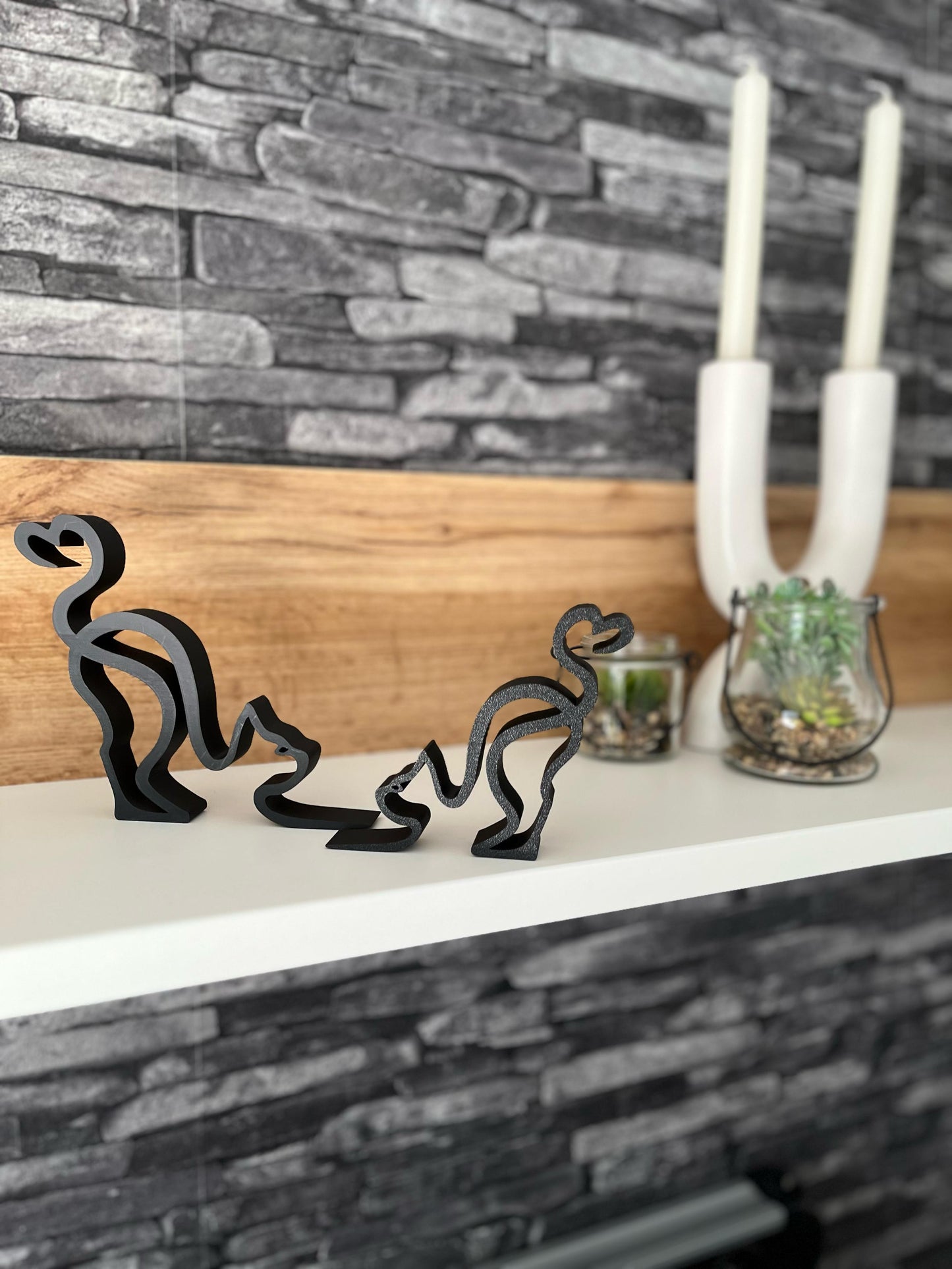 3D Druck Figur - Minimal Katze