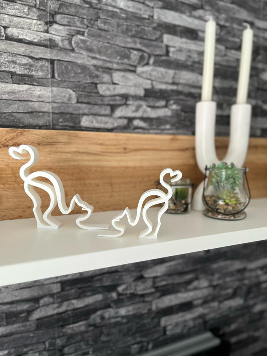3D Druck Figur - Minimal Katze