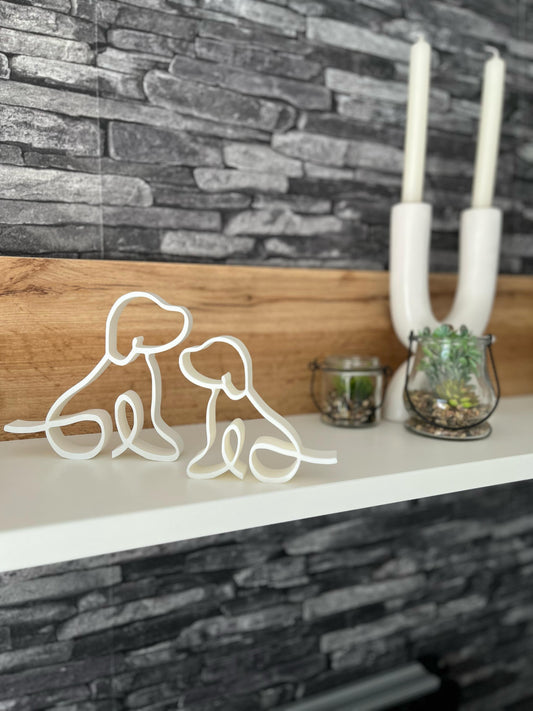 3D Druck Figur - Minimal Hund