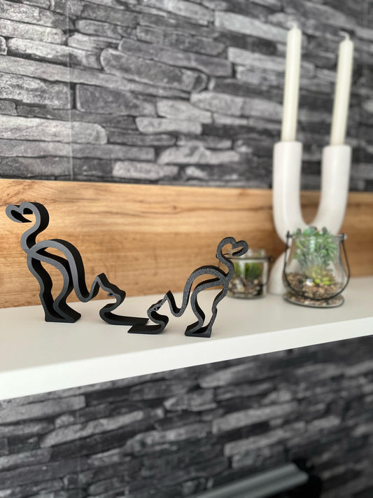 3D Druck Figur - Minimal Katze